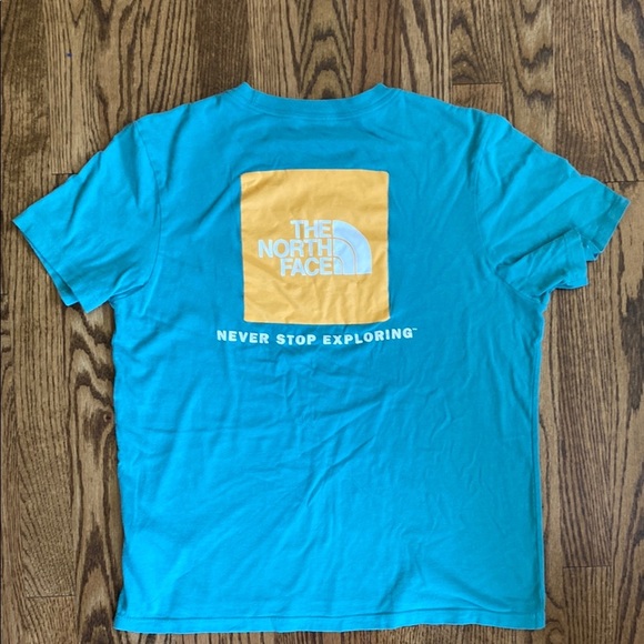 Turquoise The North Face women’s Never Stop Exploring t-shirt, size medium - Picture 4 of 10